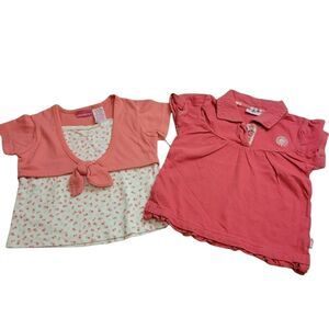 Peach shirts 24 months